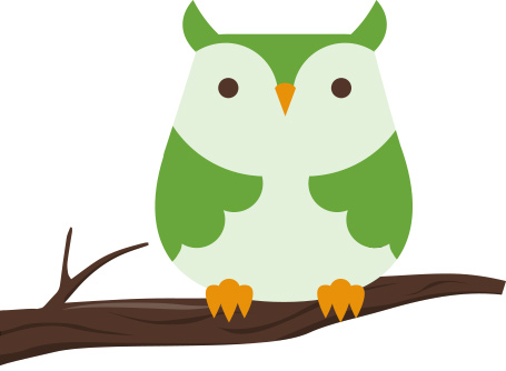 Hibou sur une branche